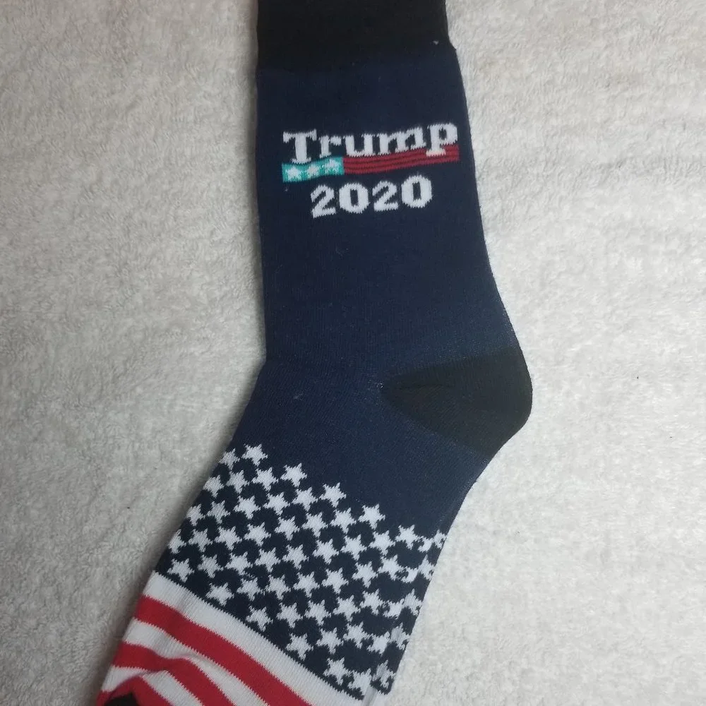 Trump 2020 Socks - Black Cuff and Toe